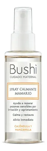 BUSHI SPRAY CALMANTE MAMARIO X60ML – Pañalera Belyan